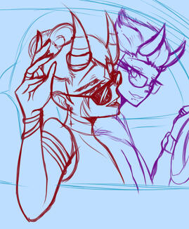 Half body 2 Characters Half body 2 Characters