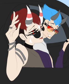 Halfbody 2 characters Halfbody 2 characters